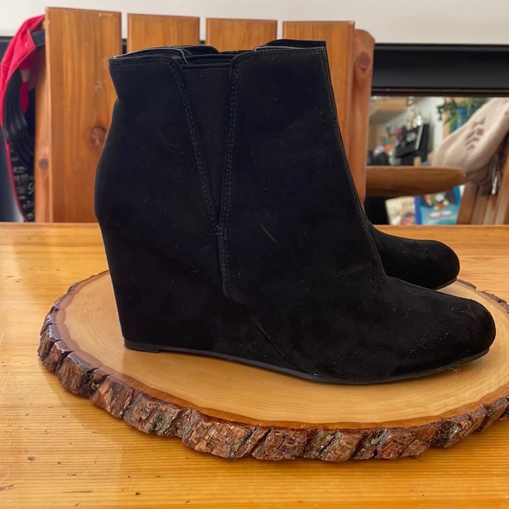 Forever21 Suede Wedge Boot